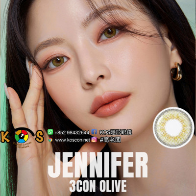 Olens 1Month Jennifer 3con Olive 제니퍼3콘 올리브